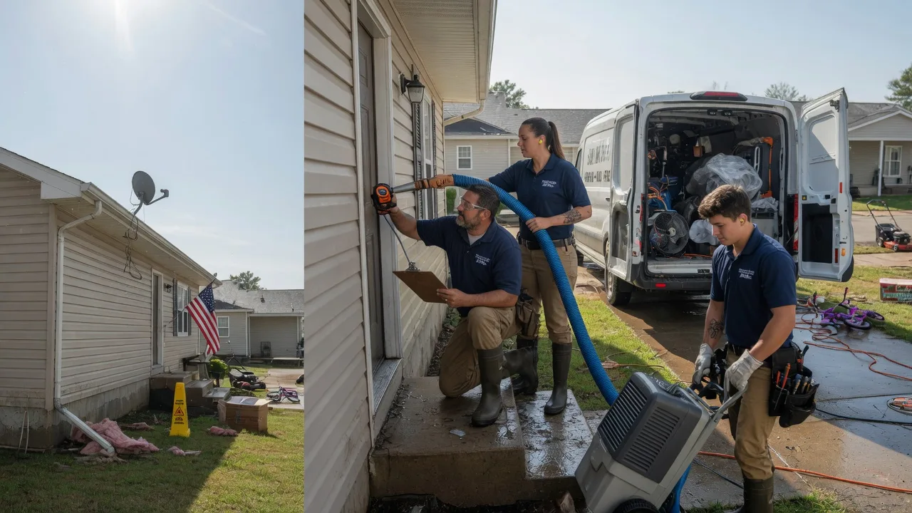 Ceiling Water Damage Restoration in Charlestown, IN near me